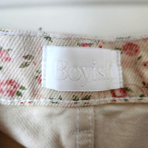 NWT Boyish | The Tommy High Rise Rigid Straight Leg Jeans in Desert Rose - Sz 31 - Picture 11 of 15